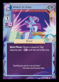 My Little Pony Watch in Awe Premiere CCG Card