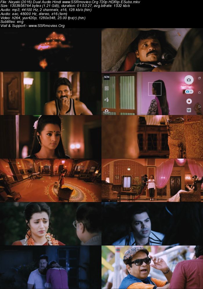 Nayaki (2016) Dual Audio Hindi 720p HDRip