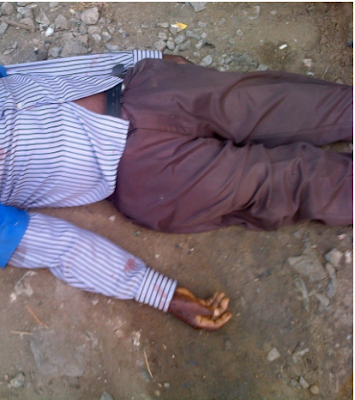 1 Trailer crushes man to death in Lagos (graphic photo)