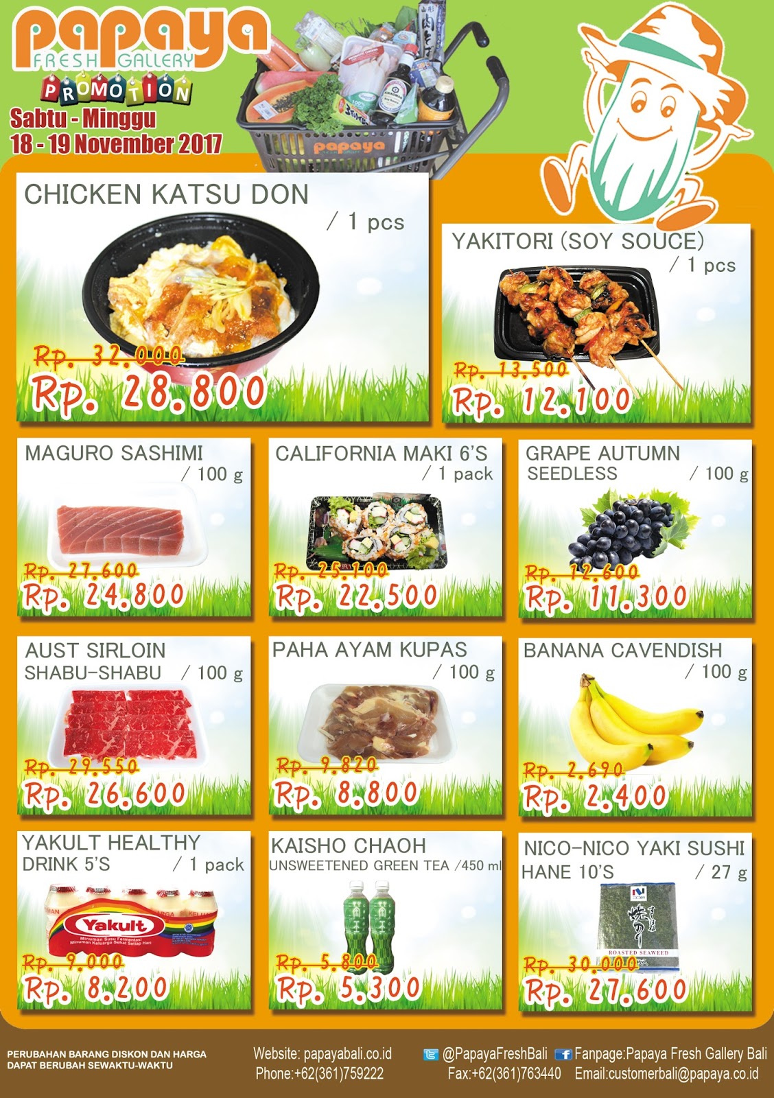 promosi weekend... PAPAYA FRESH GALLERY BALI