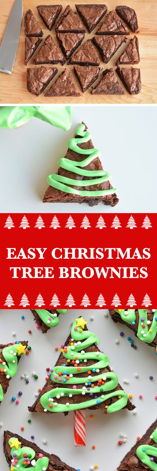 Easy Christmas Tree Brownies Easy Christmas Tree Brownies