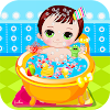 Baby Bath Games Free Online / Play Baby Bathing Time To Sleep Online For Free On Agame : Baby dinosaurs and baby pigs played in the park.