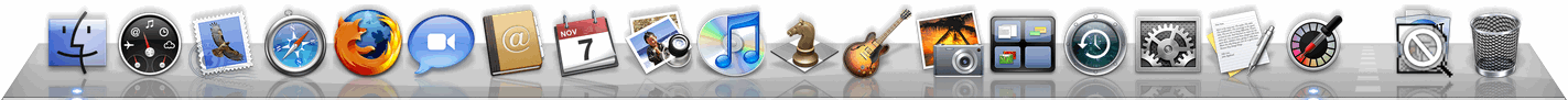 The Mac OS 10.5 Dock