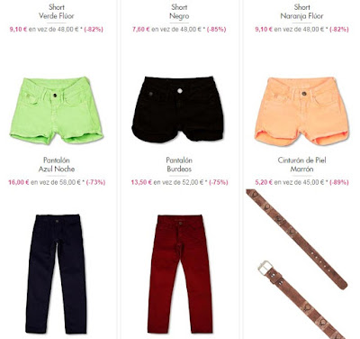 Ejemplos de ropa en oferta para niño y para niña ropa nino nina