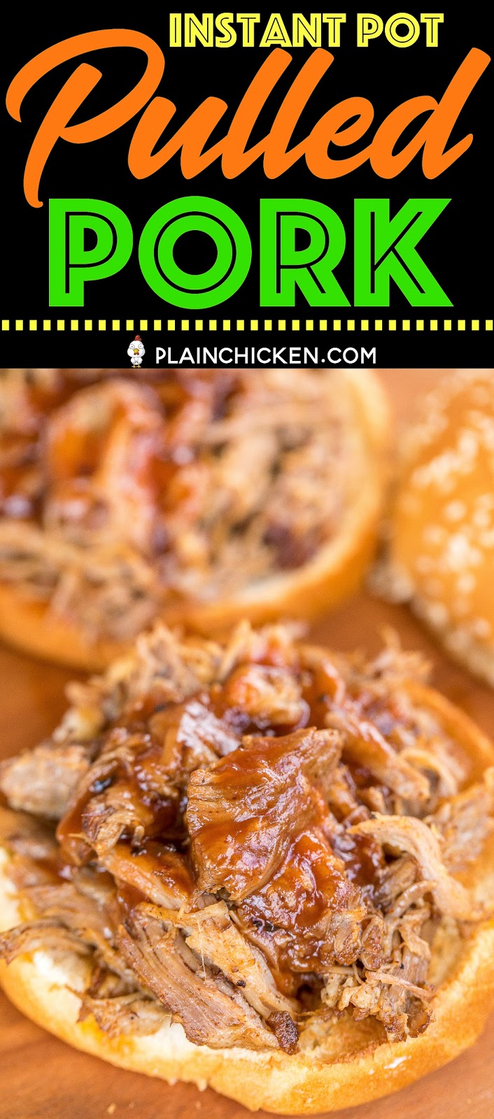 Instant Pot Pulled Pork Plain Chicken