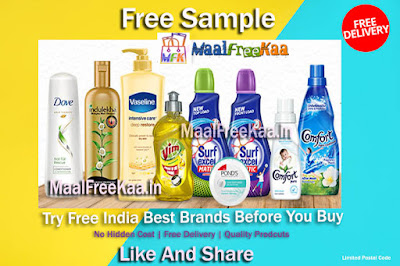 Free Sample Dove Surf Exel VIM Comfort 