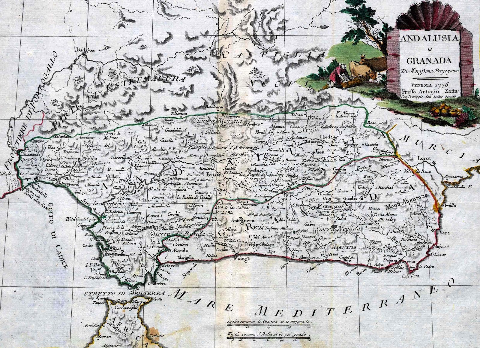 Granada y Andalucía 1776