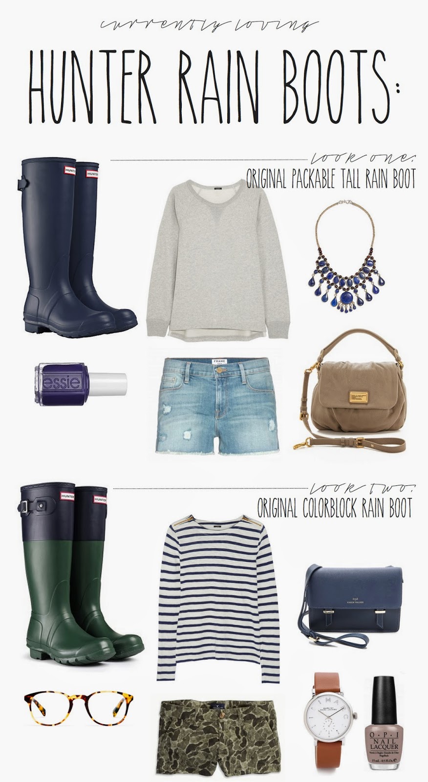 hunter rain boots style