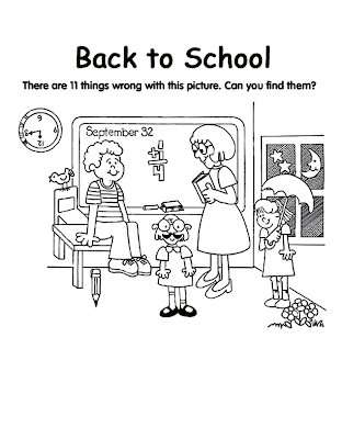 back to school coloring