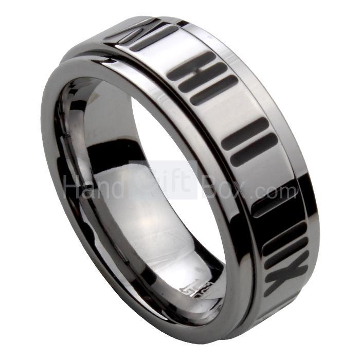 Hot sale mens tungsten rings online Decorative mens tungsten rings