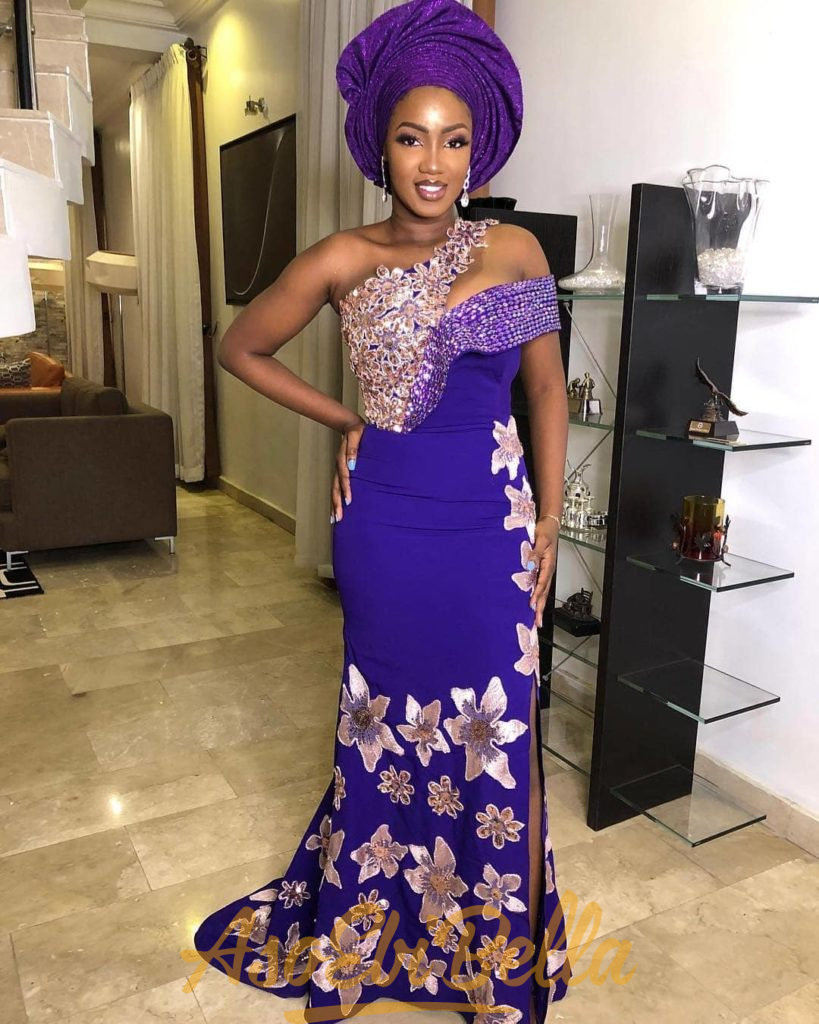 #EbFabLook Vol 46A: Presenting Top New Aso-Ebi Bella Style Worn Last Week