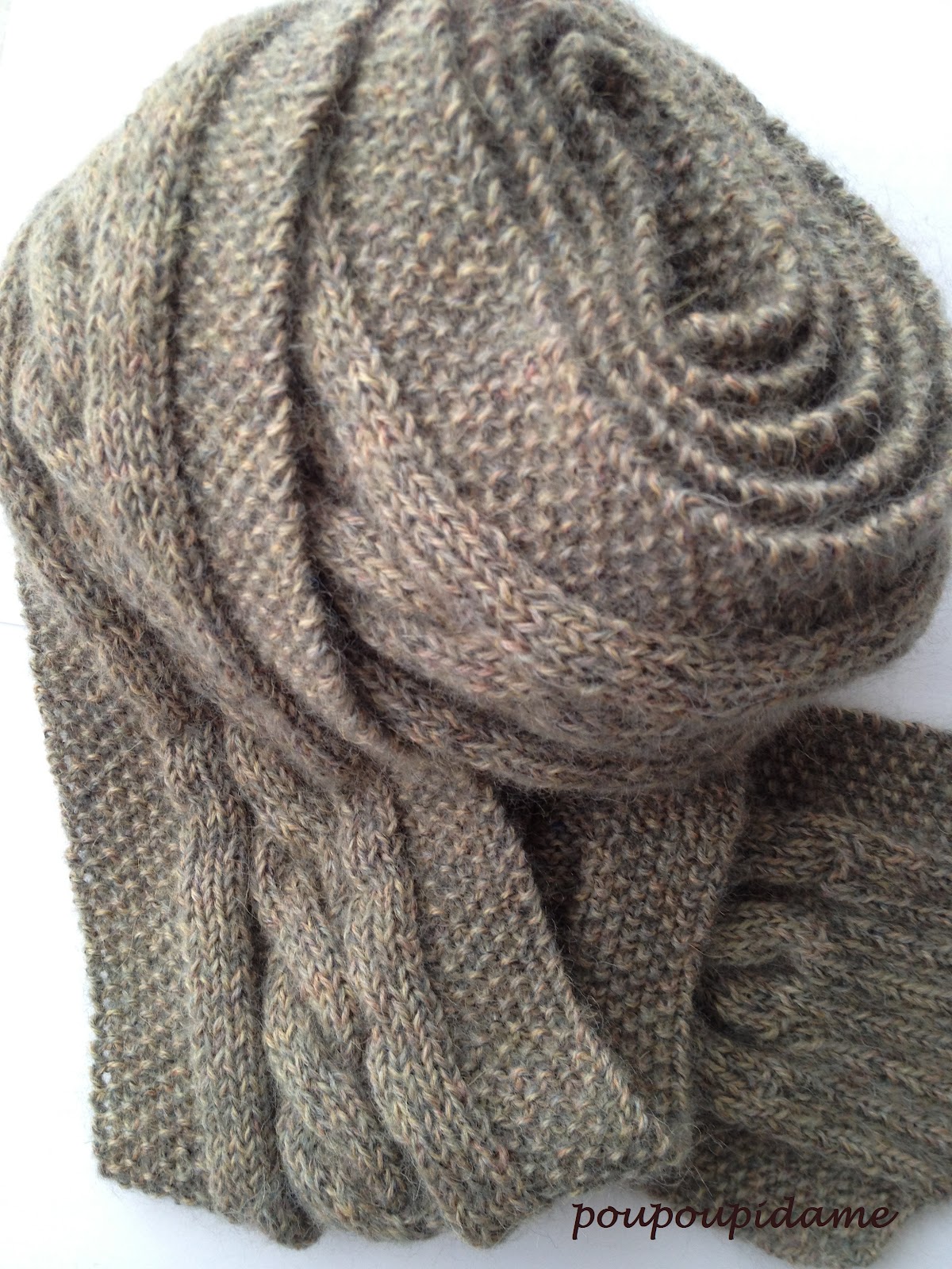 Modele echarpe tricot