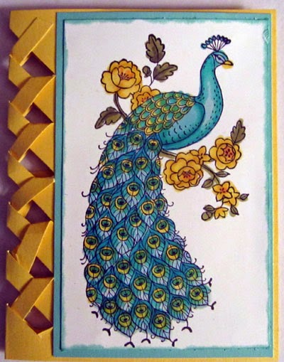 Crafty Maria's Stamping World: Perfect Peacock