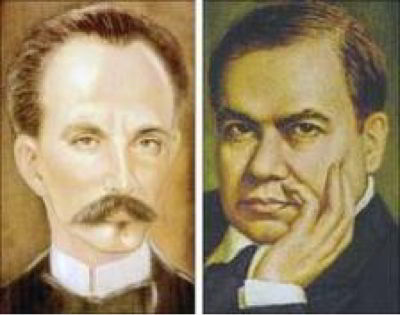 Resultado de imagen para Fotos de José Martà y del poeta nicaragüense Rubén DarÃo