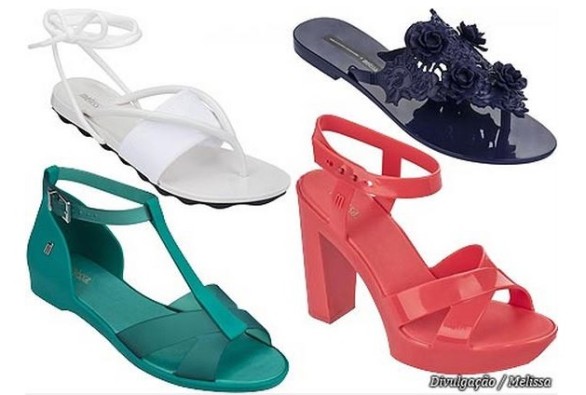 novos modelos da sandália melissa