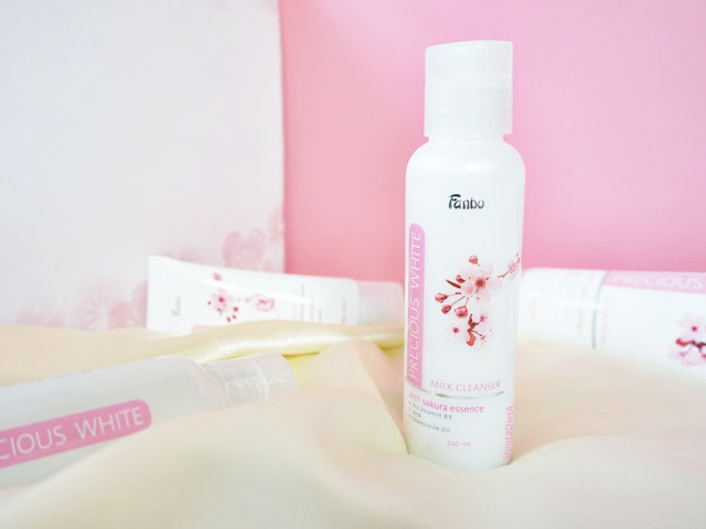 review Fanbo Precious White milk cleanser