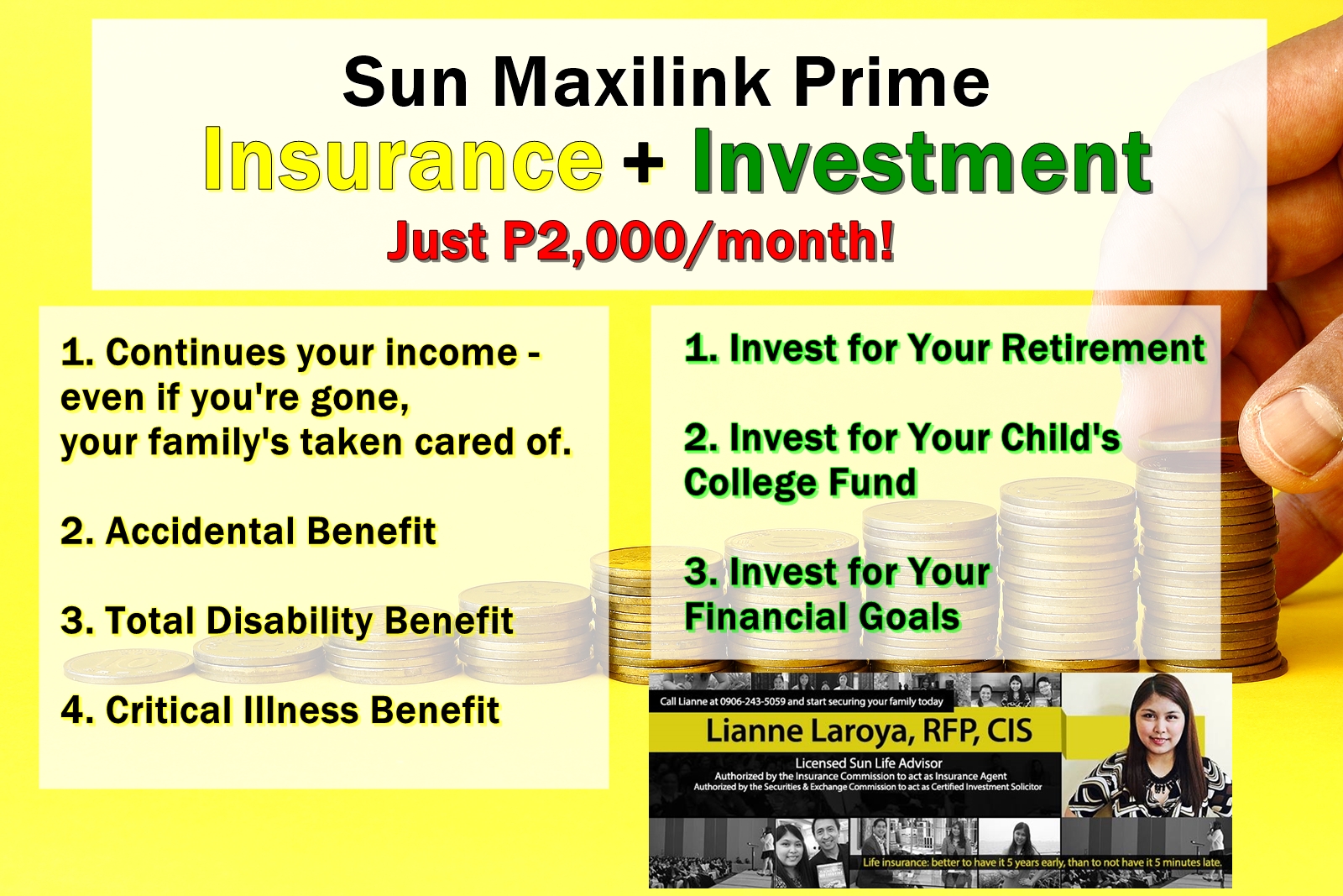 Sun life insurance - casthohpa