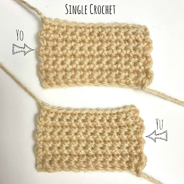 Yarn Over vs Yarn Under for Amigurumi  Single Crochet - YO vs YU for  Crocheting Toys 