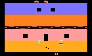 Halloween atari screenshot Halloween atari screenshot