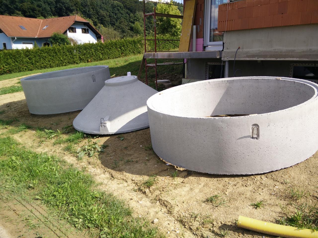 Unser Haus in Turningtal Der Sickerschacht