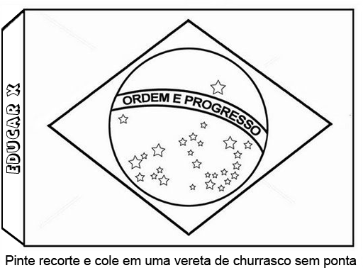 bandeirinha do Brasil