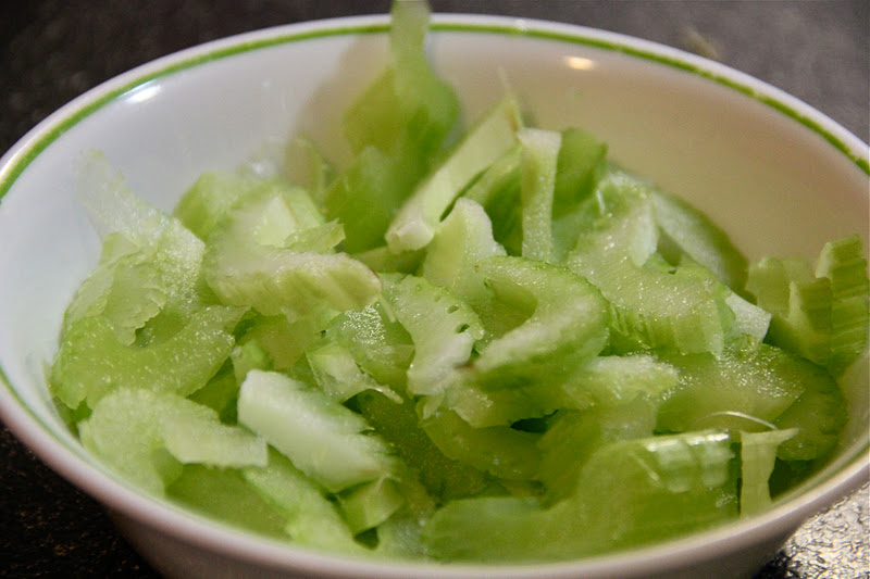 Tummy Thrills Vietnamese Celery Salad with Fu Chok