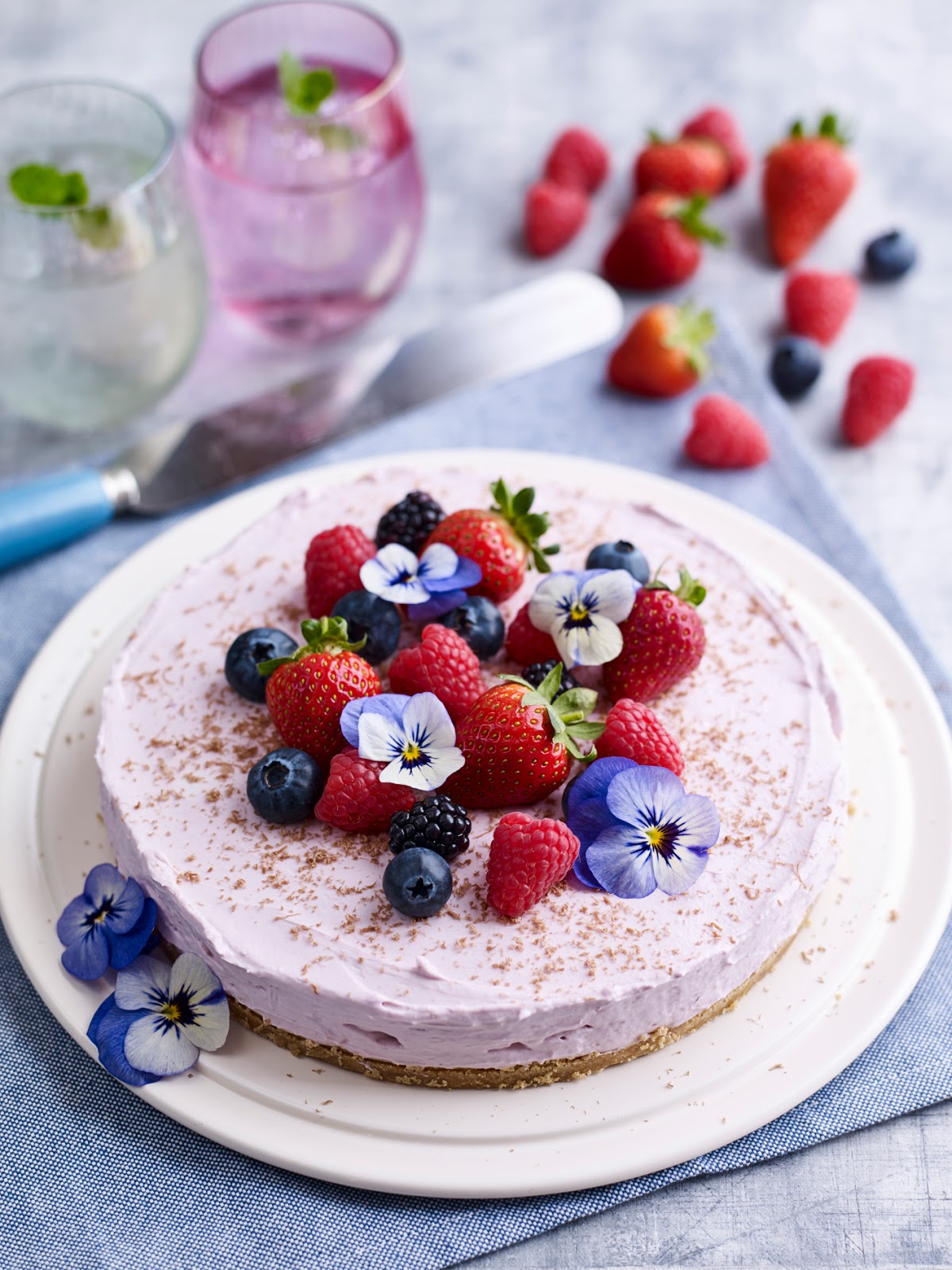Mixed Berry Cheesecake Recipe
