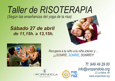 Oropéndola, Guadalajara, Risoterapia, taller, actividades para adultos, bienestar, salud, reír, risa, yoga de la risa, mente, cuerpo, persona, planes