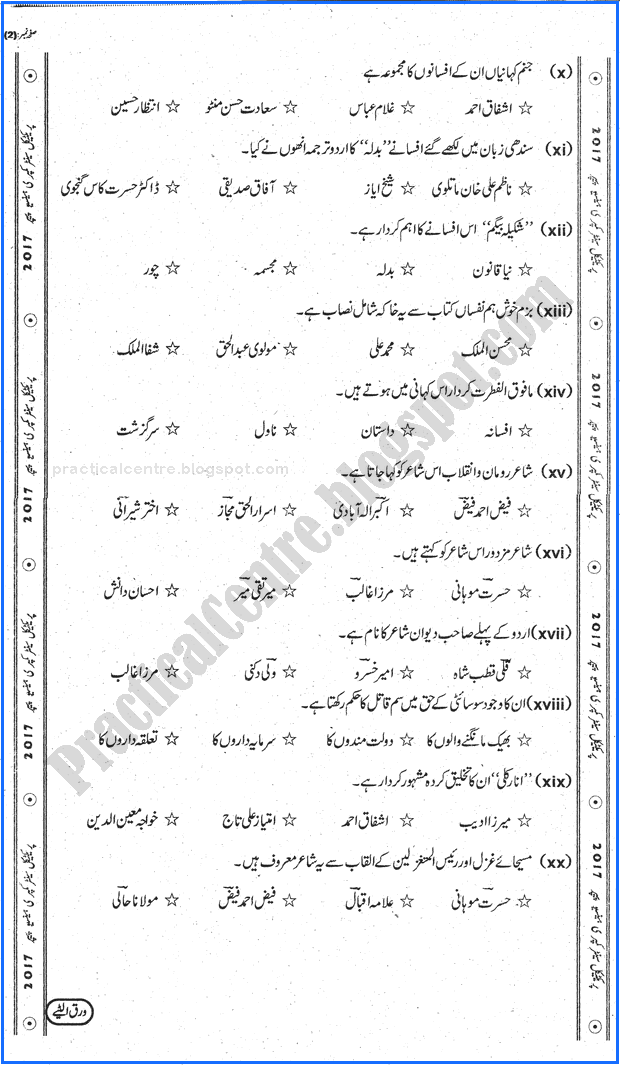 urdu-xii-practical-centre-guess-paper-2017-science-group