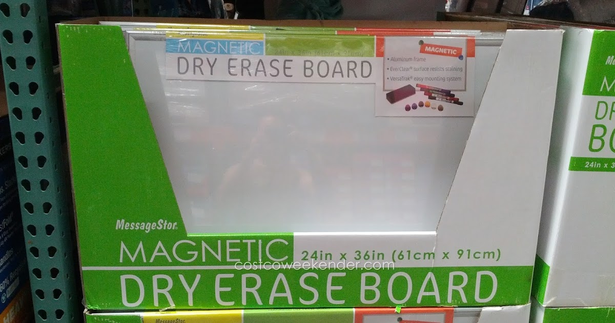 Messagestor Magnetic Dry Erase Board Costco Weekender