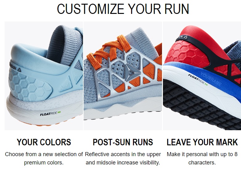Reebok Your Way Shoes | Fashion Blog by Apparel Search