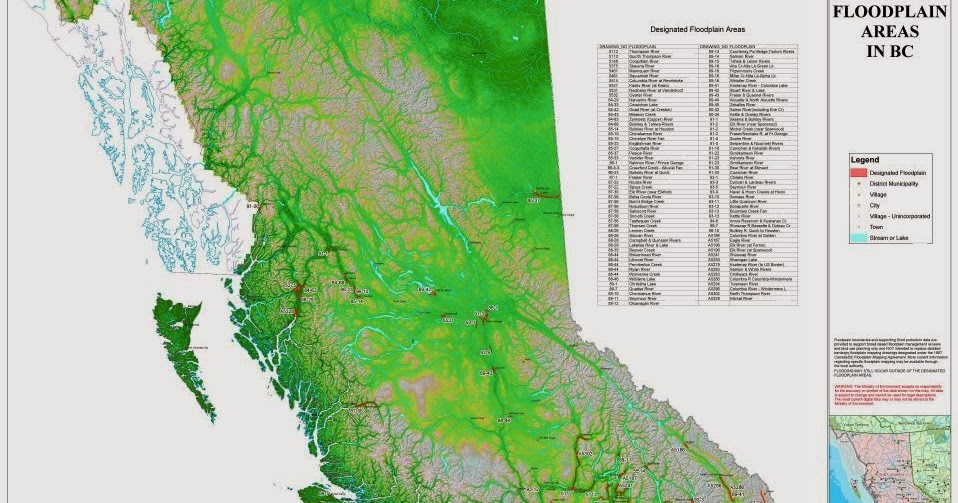 Lower Mainland Flood Map Cityfloodmap.com: British Columbia Floodplain Maps