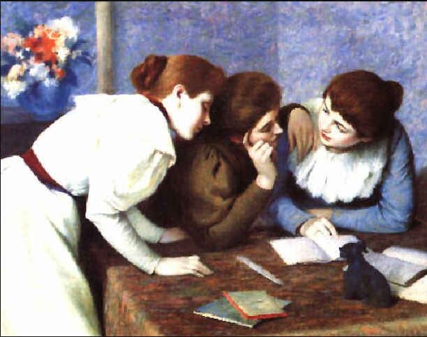 Federico Zandomeneghi Niña con sombrero azul, 1898, 45×37 cm: Descripción  de la obra