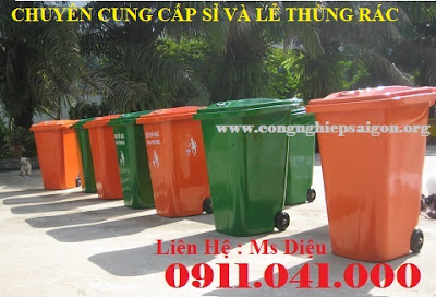 Thùng rác nhựa 120l, thùng rác 240l ,xe rác 660l bán với giá tốt nhất