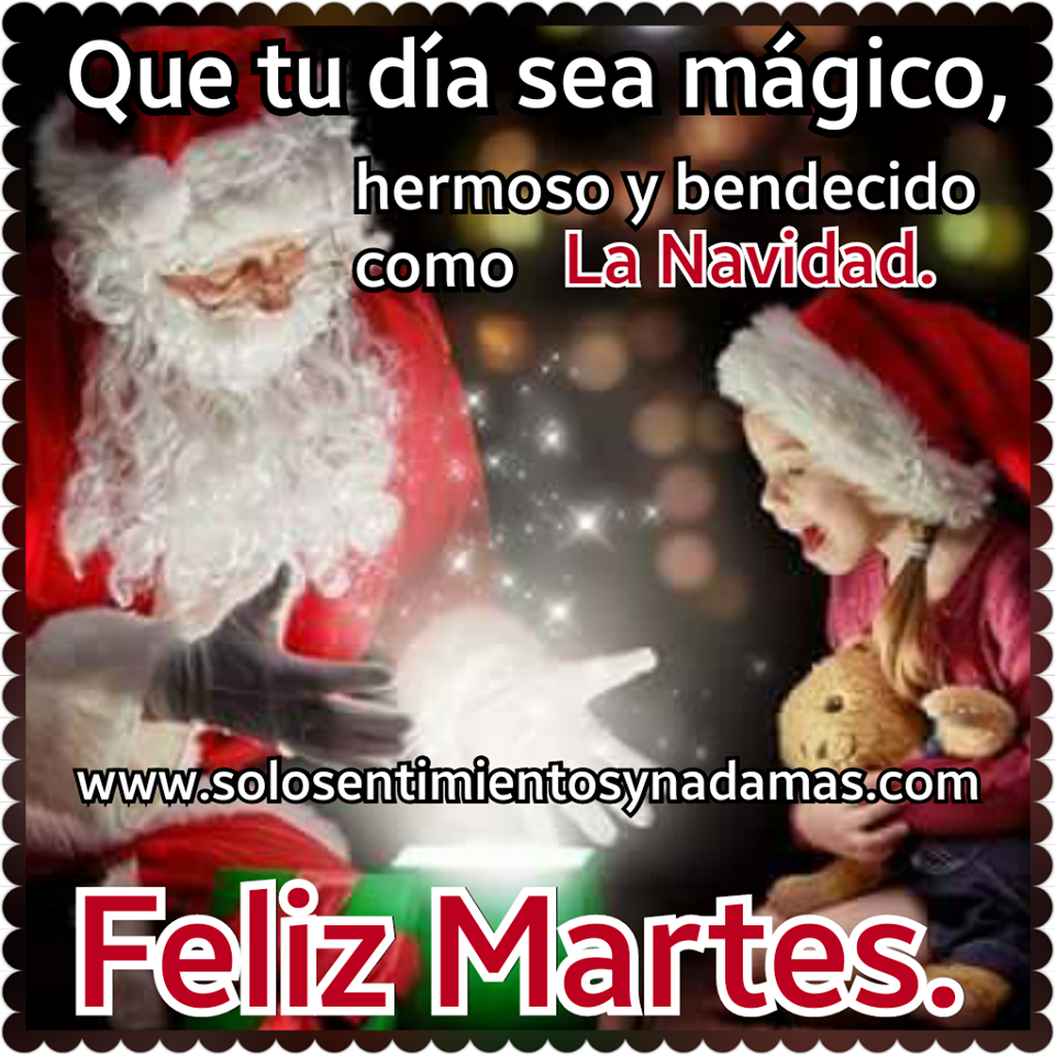 Resultado de imagen de feliz martes de navidad