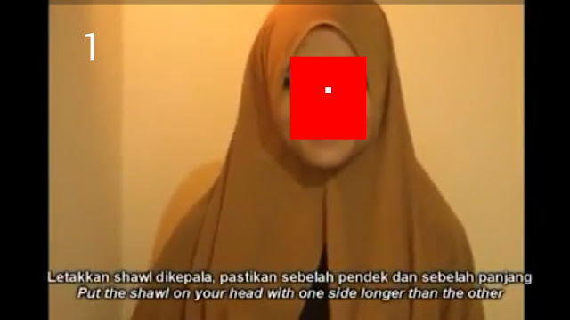 cara Kreasi hijab / jilbab hanya dalam satu menit
