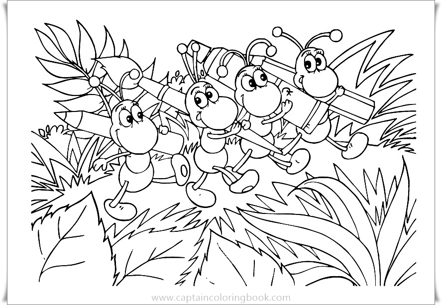 Queen Ant Pages Coloring Pages