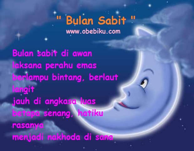 Lirik Lagu Anak Anak Bulan Sabit Obebiku