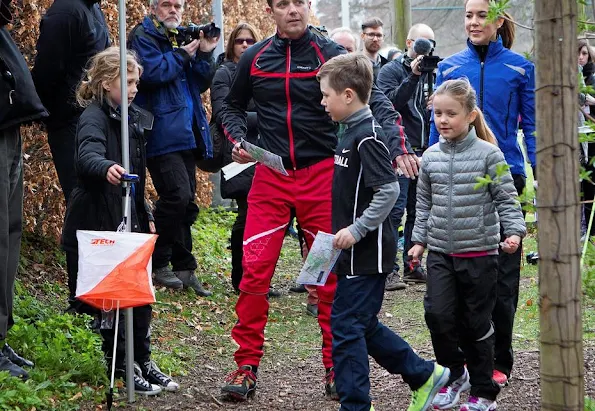 Crown Prince Frederik, Crown Princess Mary, Prince Christian and Princess İsabella attended 'Find Your Way Day' in Rude Forrest