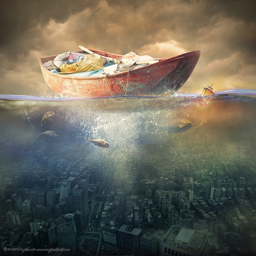05-Drifting-Even-Liu-Surreal-Photo-Manipulations-and-the-Lantern-www-designstack-co