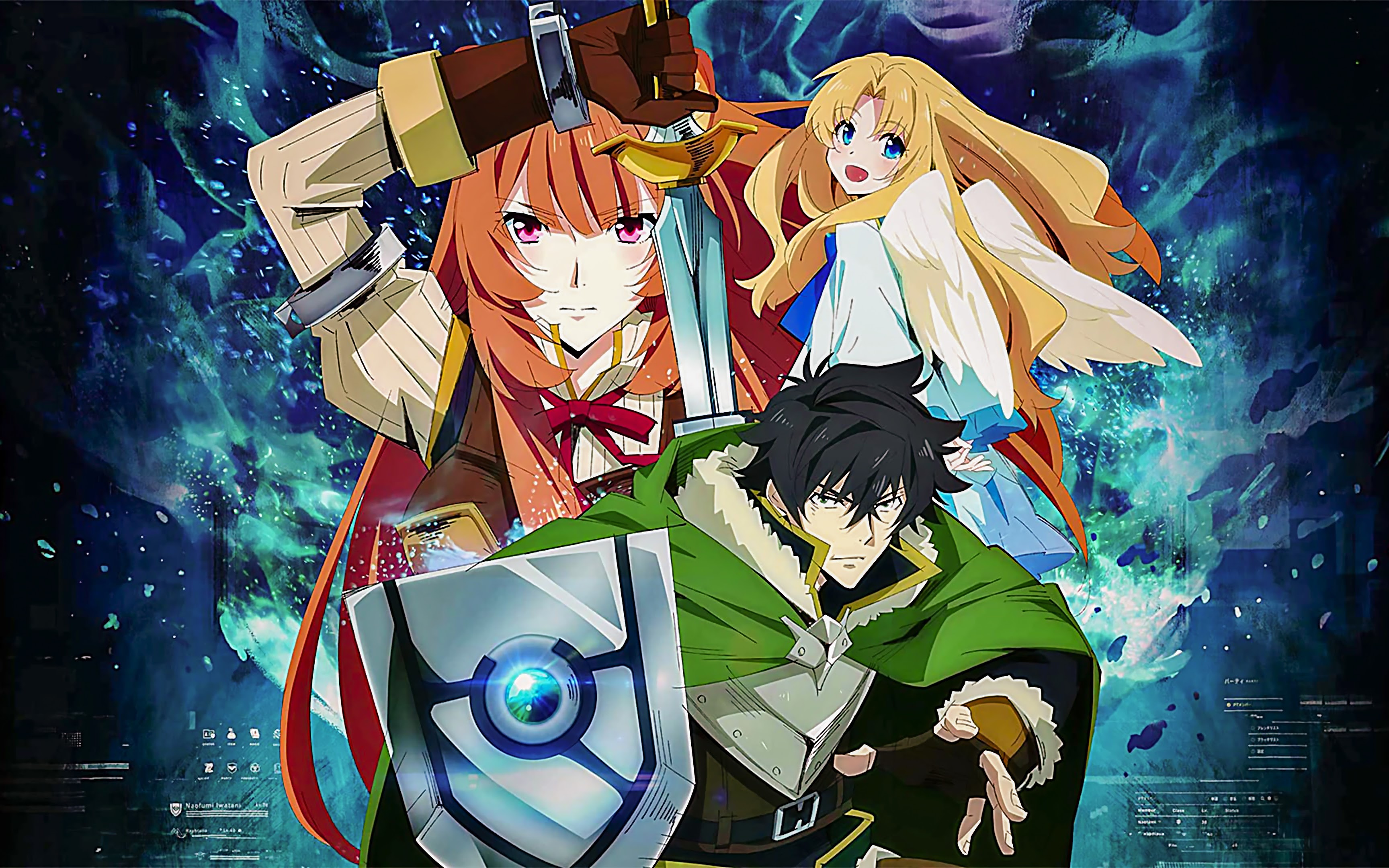 The Rising of the Shield Hero, Naofumi Iwatani, Raphtalia, Filo, 4K, 3840x2160, 4 Wallpaper PC