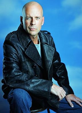 Bruce Willis Foto de Bruce Willis sin cabello