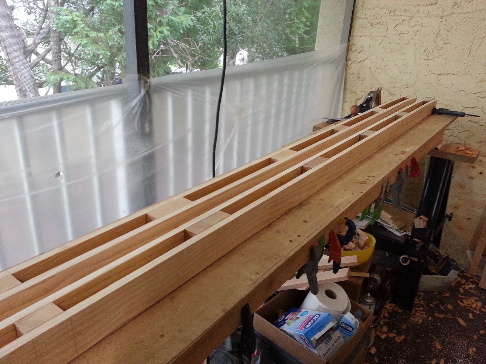 Jake In A Boat Wa'apa Build Part 15 (Making hollow beams 4)