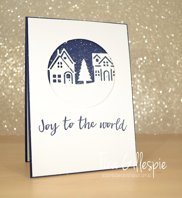 scissorspapercard, Stampin' Up!, Art With Heart, Heart Of Christmas, Hearts Come Home, Hometown Greetings Edgelits, Shimmer Paint