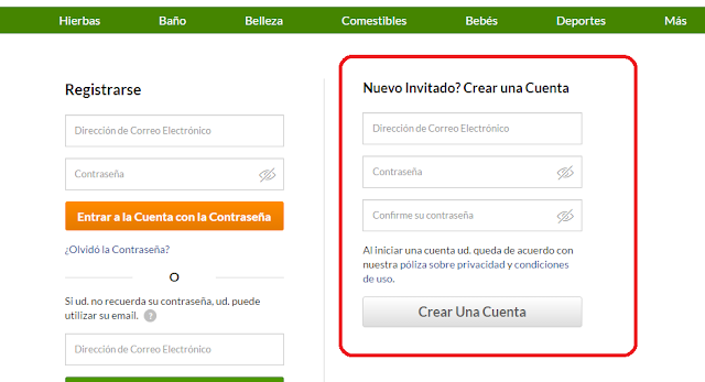 ¿Cómo registrarse en iherb?