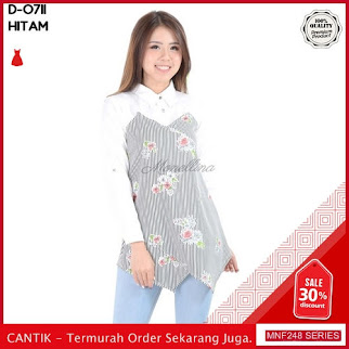 MNF248A94 Atasan D Wanita 0711 Salur Panjang Tangan 2019 BMGShop