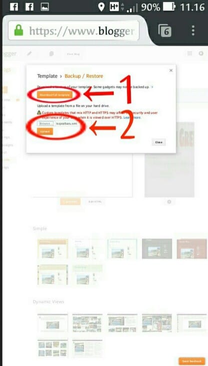 Cara mengganti template blog dengan hp android paling mudah cata mengganti themplat blogspot lewat hp android