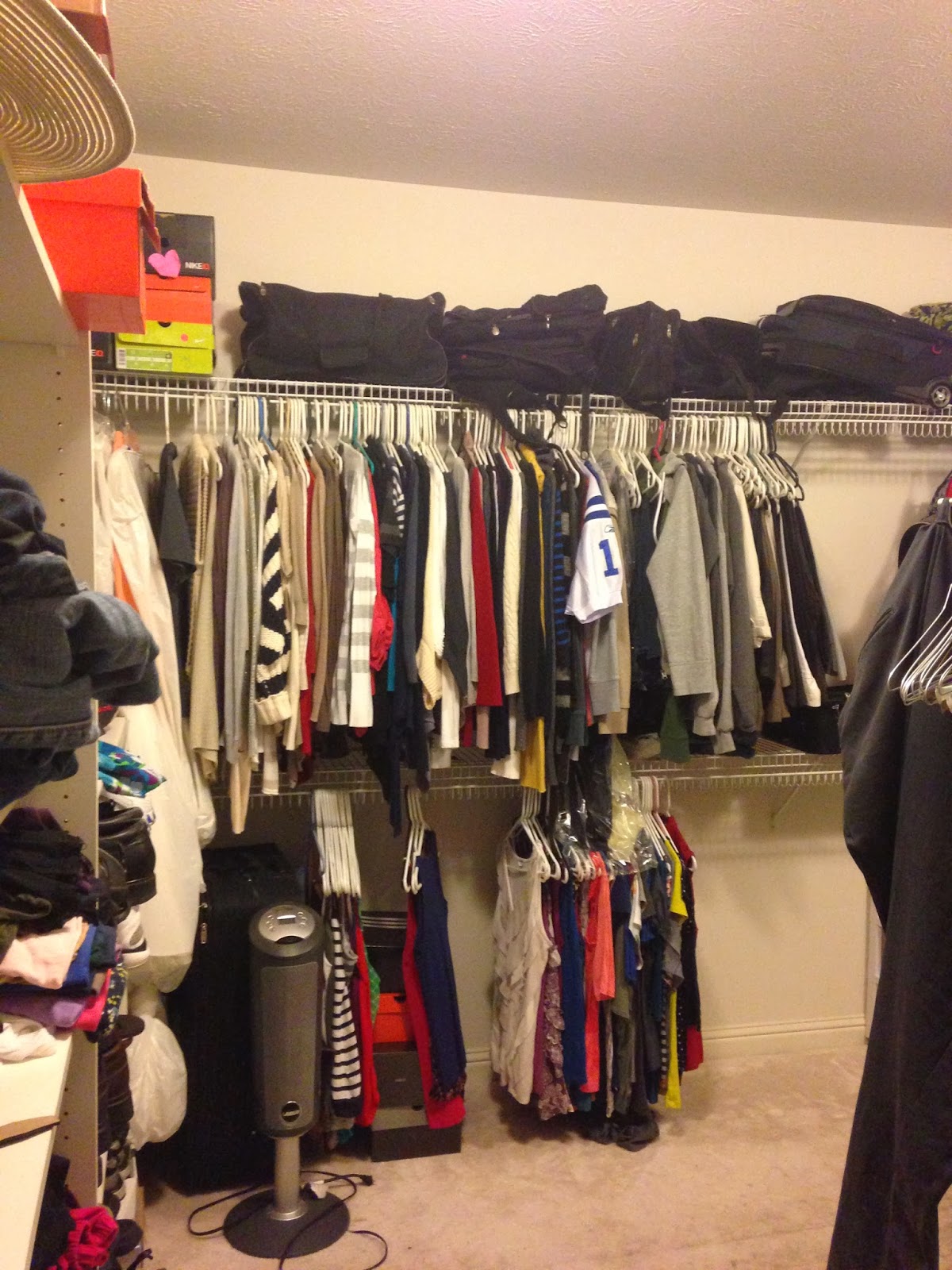 Filthy to Flawless Phase 5 Master Closet & Vanity Clothes