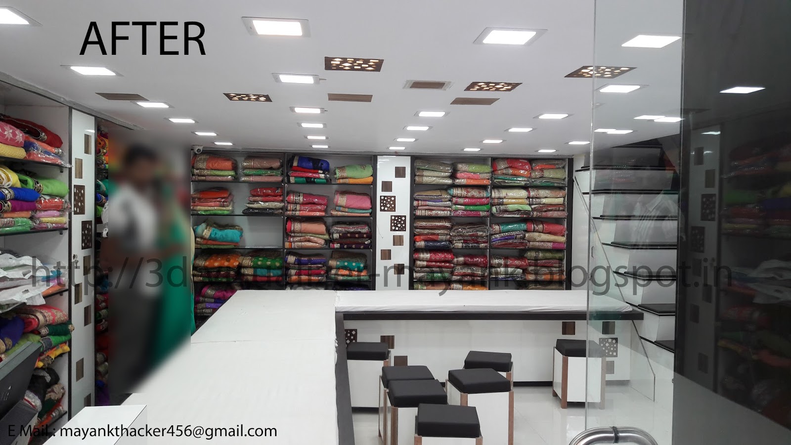 3D Visualizer Interior Designer Saree Shop Interior 3d-visualizer-interior-designer-saree-shop-interior