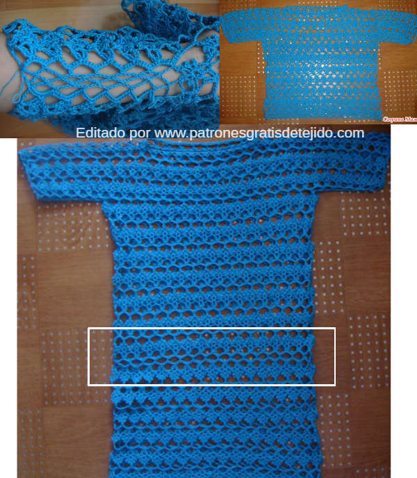 Cómo Tejer Vestido de Encaje a Crochet / Paso a paso